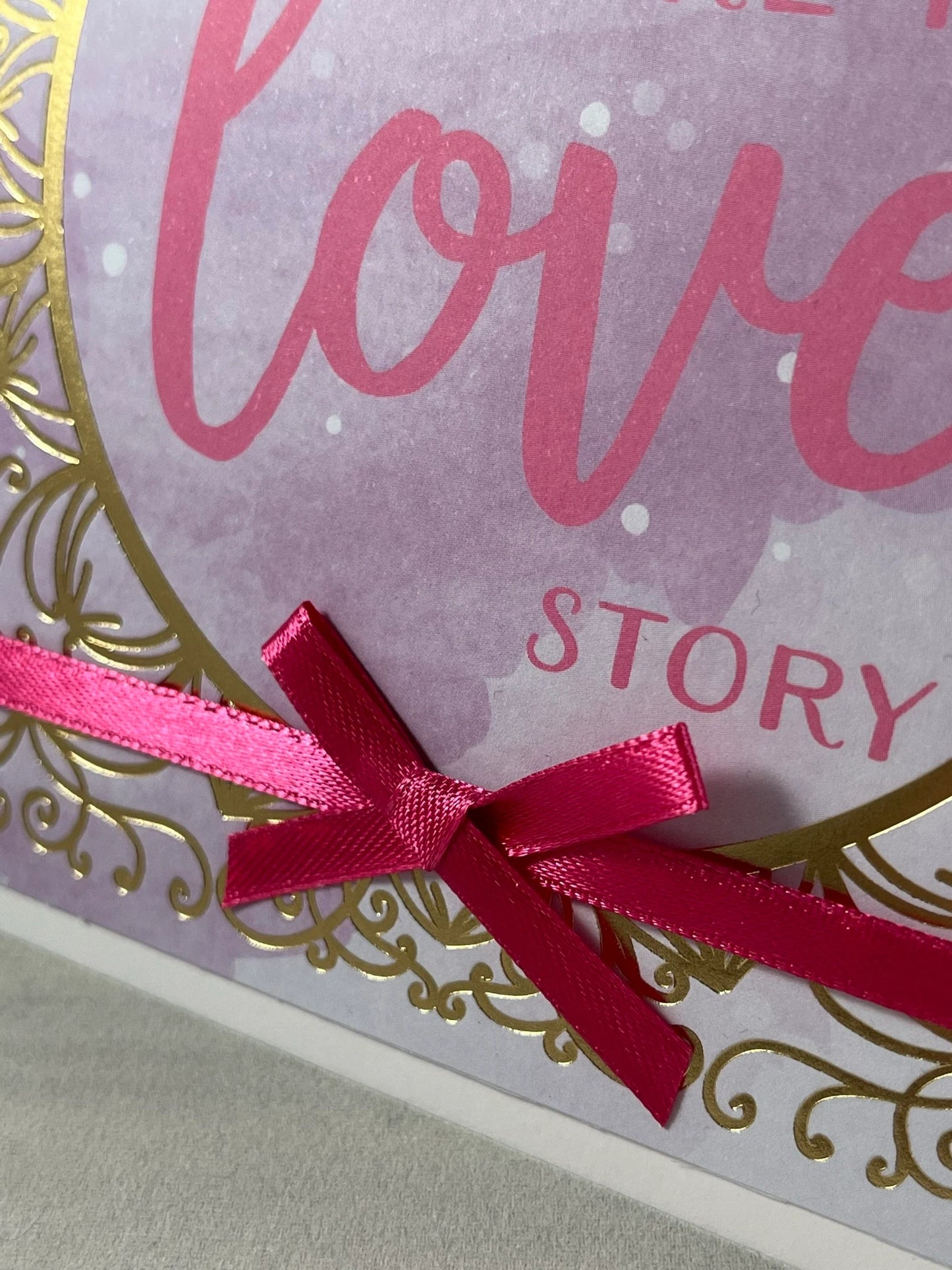 You're my love story. Sweet and simple. Beautiful handmade card for your someone special
