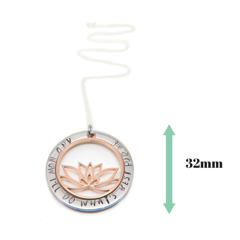 theta_jewellery_Inspirational Necklace - Lotus Pendant