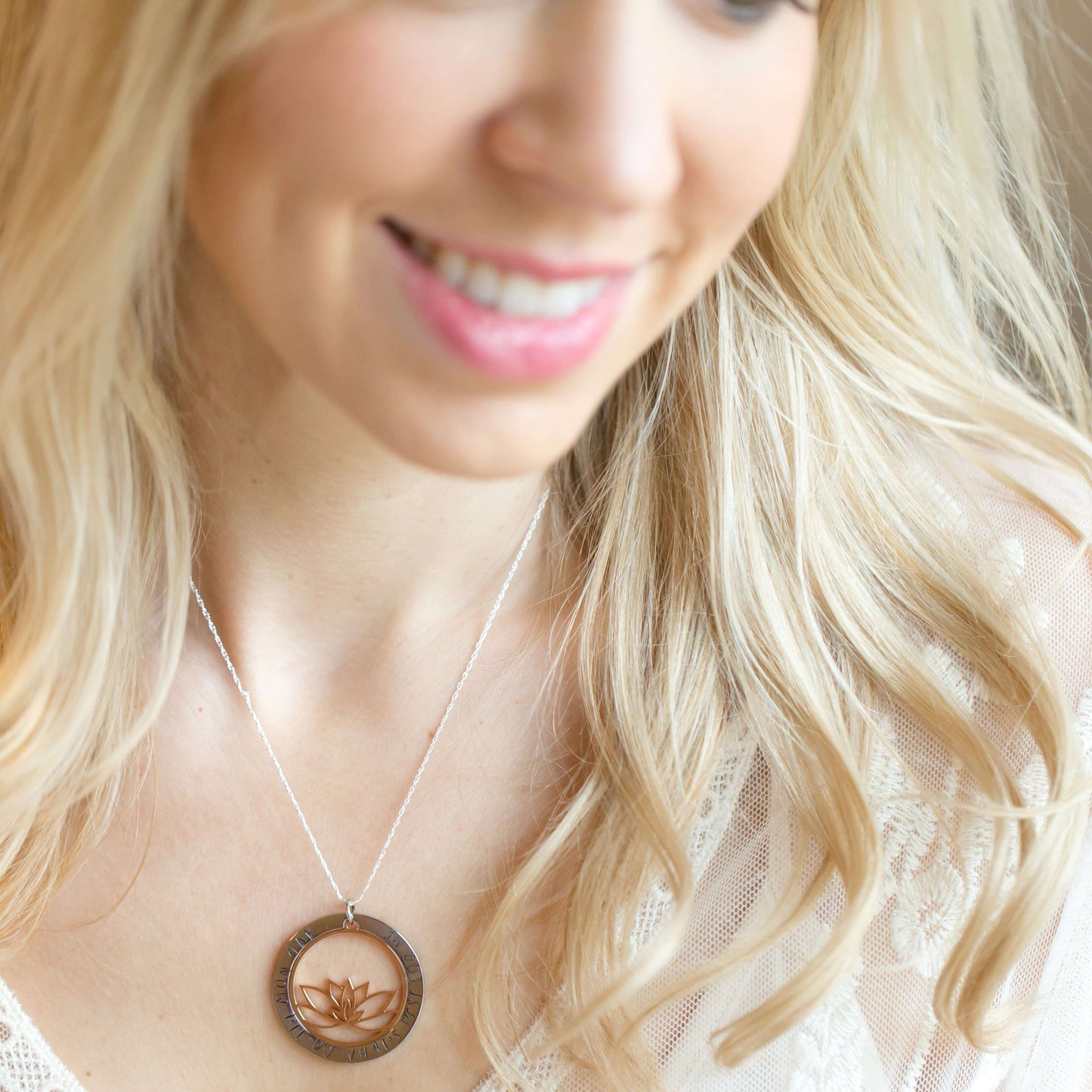 theta_jewellery_Inspirational Necklace - Lotus Pendant
