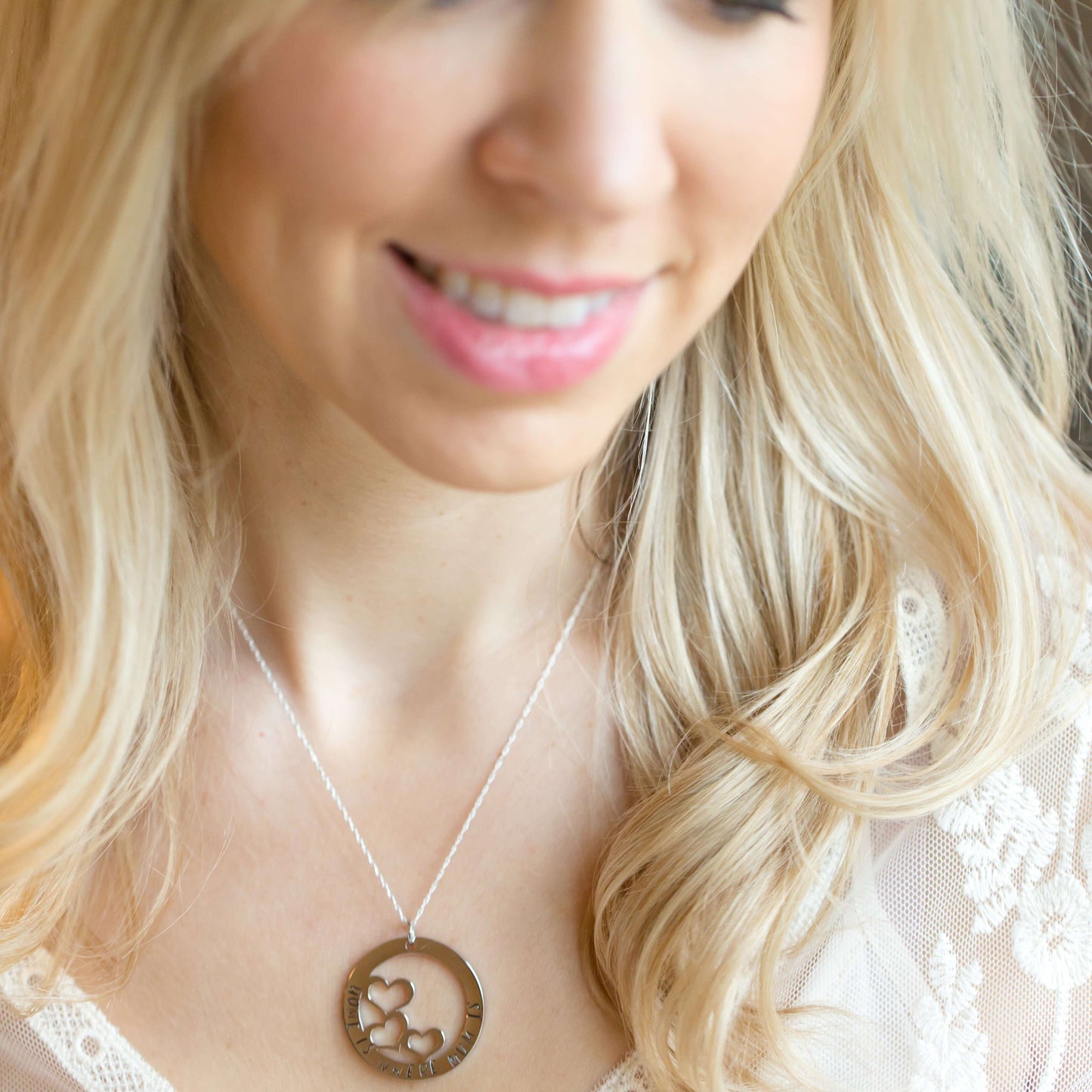 theta_jewellery_Necklace for Mum - 'Home is Where Mum is'