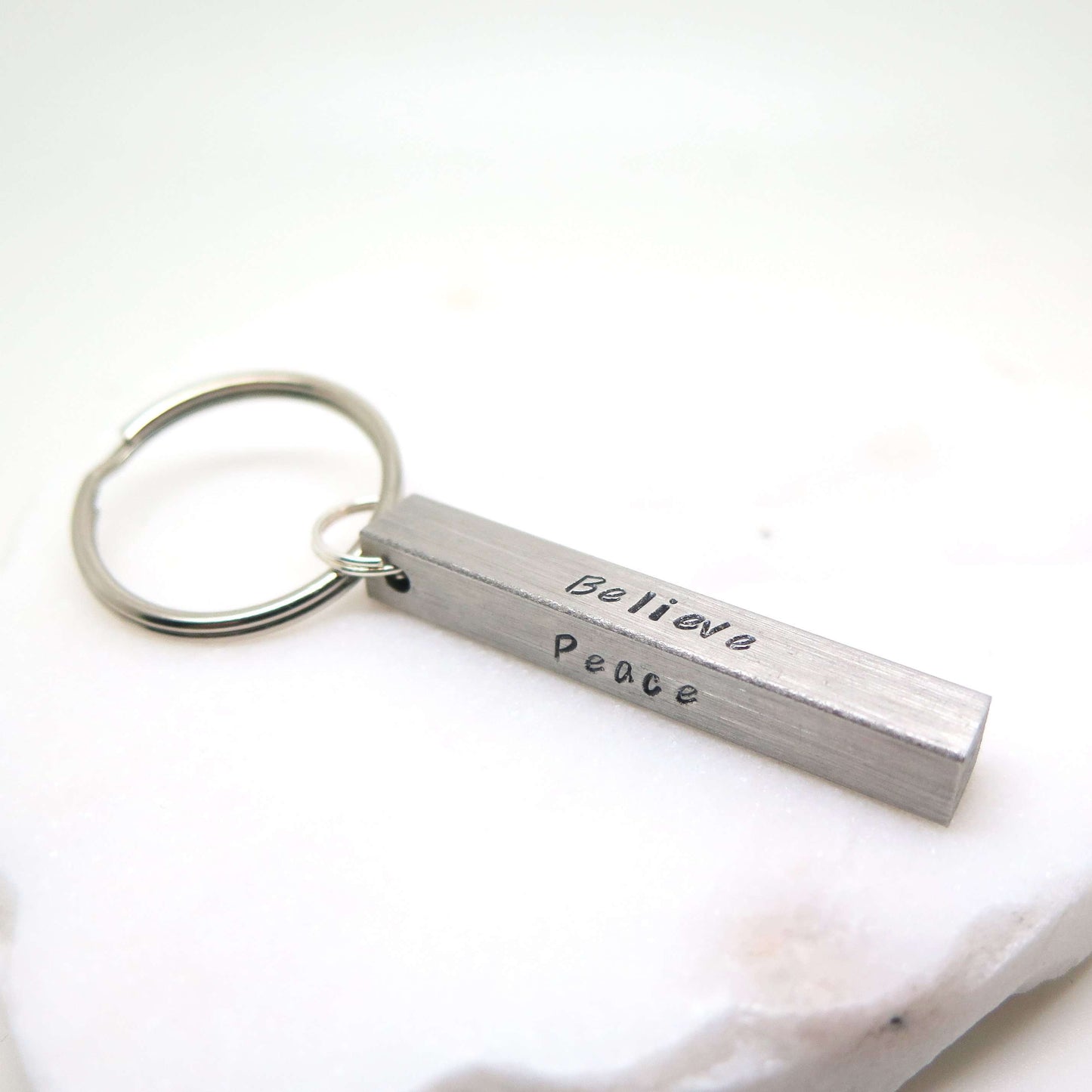 theta_jewellery_Personalised Bar Keyring