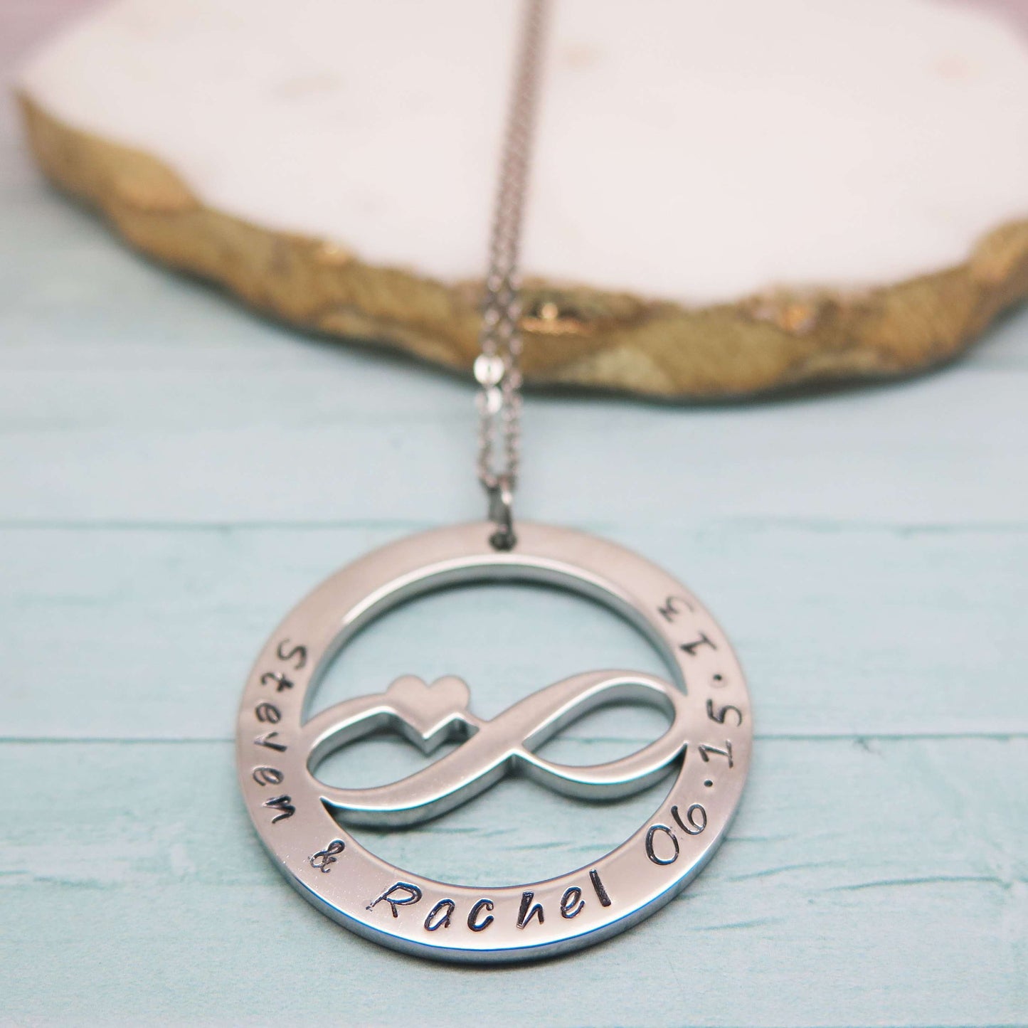 theta_jewellery_Personalised Infinity Necklace