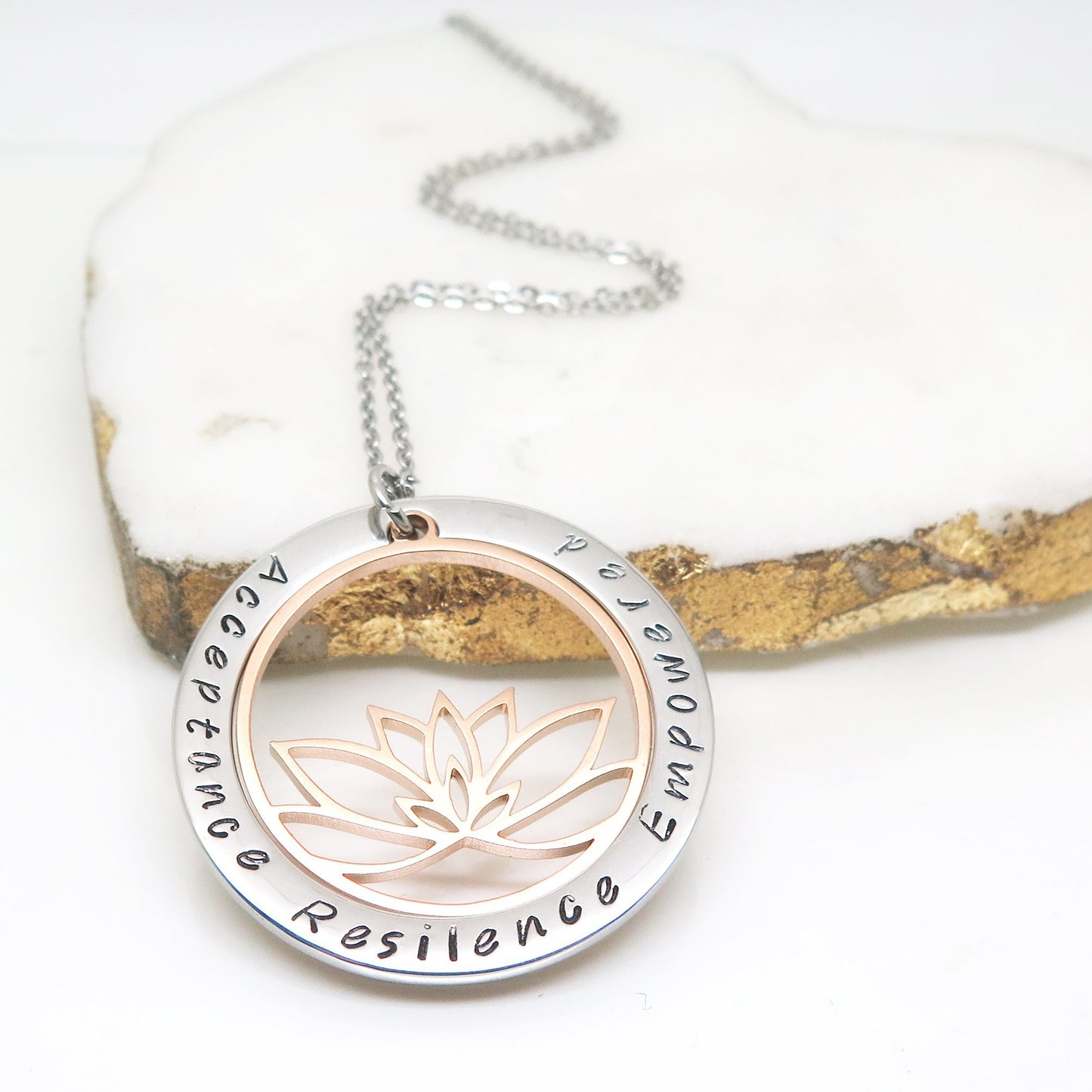 theta_jewellery_Personalised Lotus Necklace