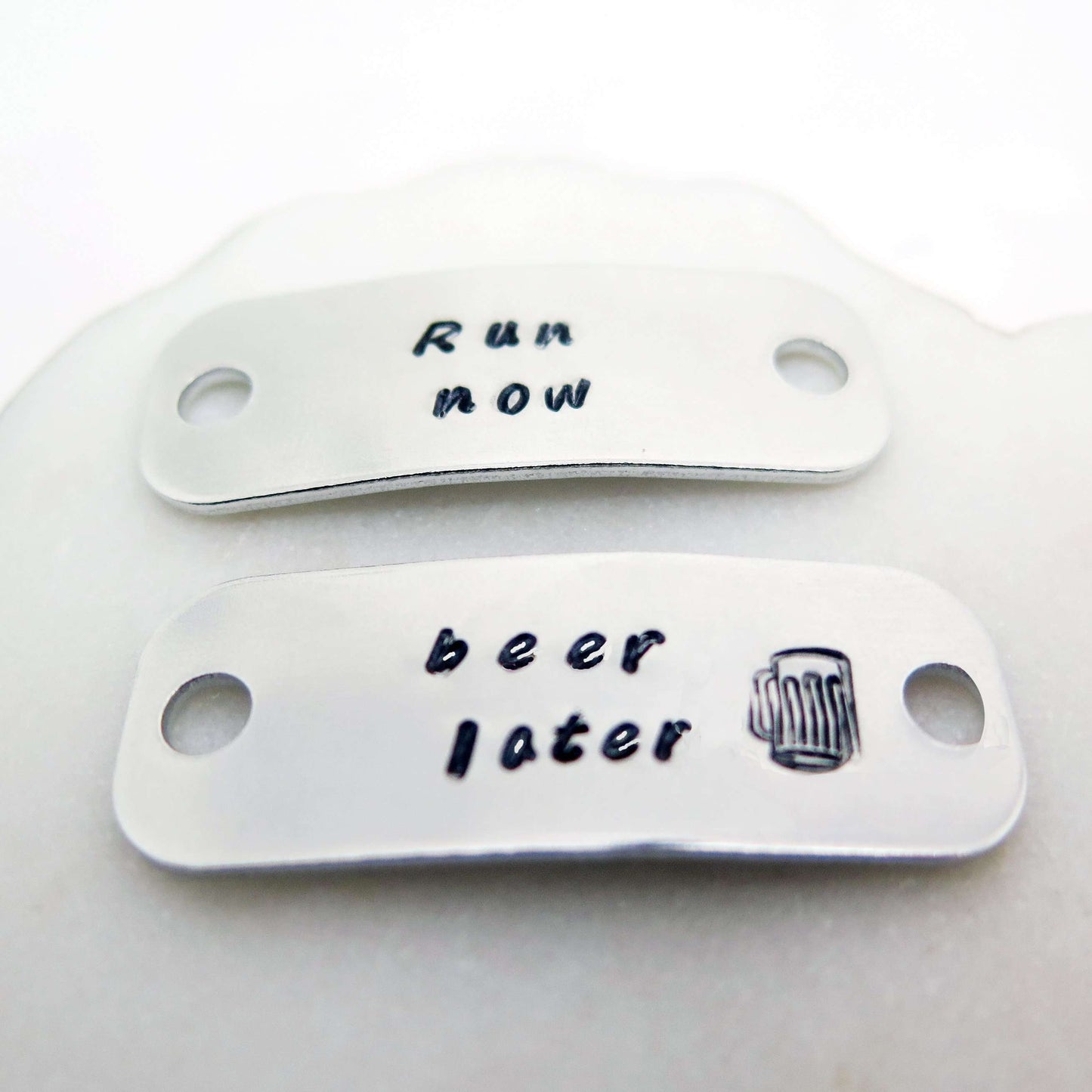 theta_jewellery_Personalised Trainer Tags - Beer Lovers Gift Idea