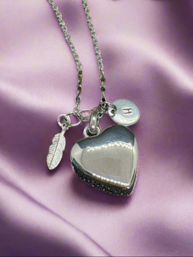 Personalised Cremation Necklace - Keepsake Jewellery - Custom Ashes Jewellery