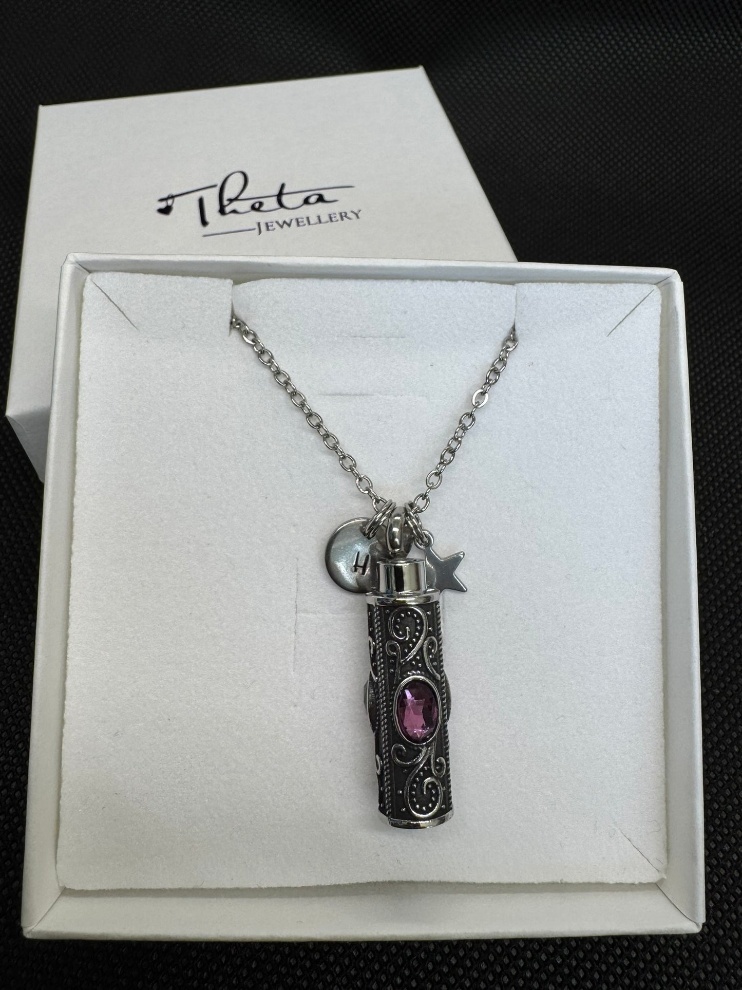 Personalised Cremation Necklace - Handmade Memorial Jewellery - Ashes Keepsake Jewellery