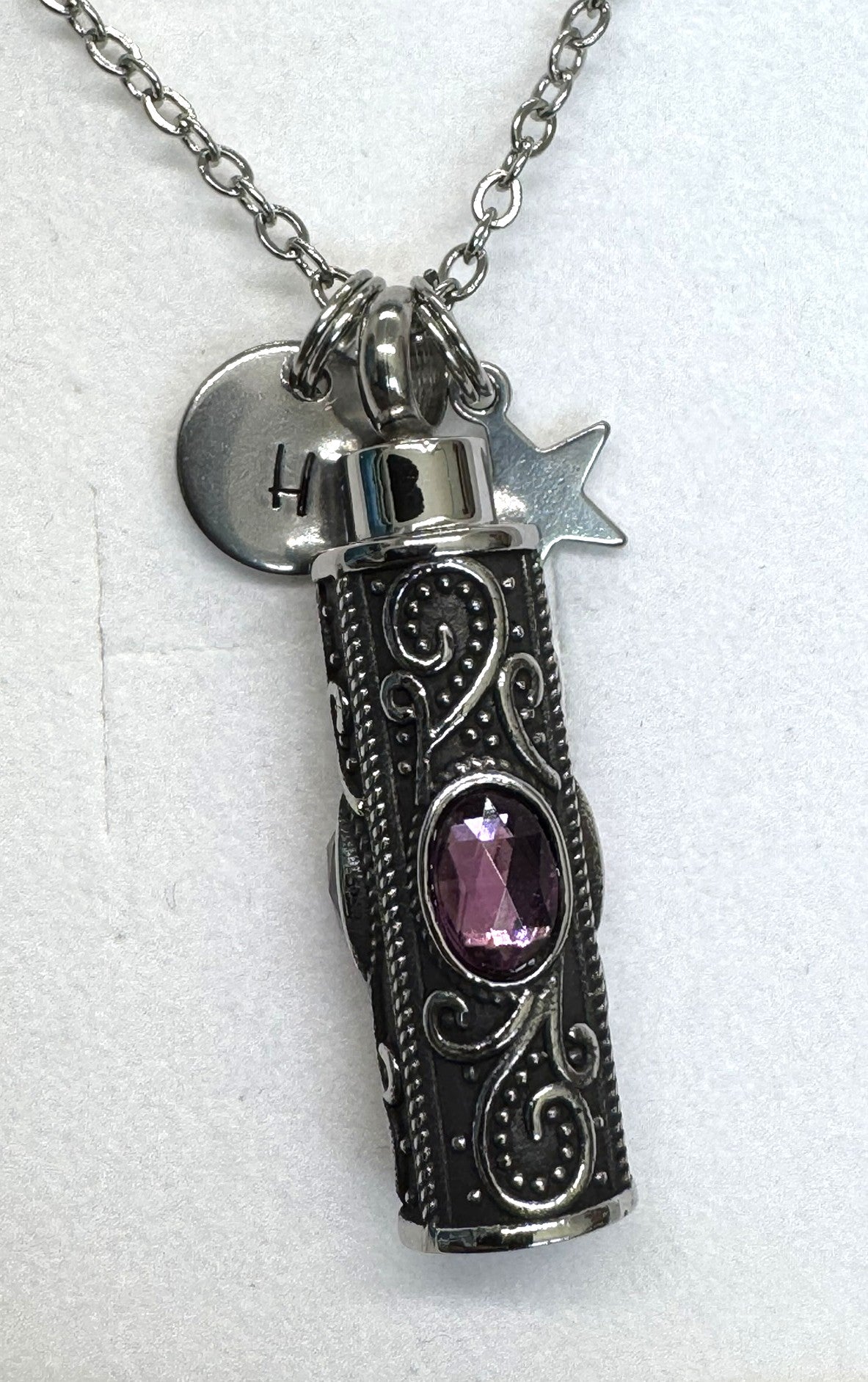 Personalised Cremation Necklace - Handmade Memorial Jewellery - Ashes Keepsake Jewellery