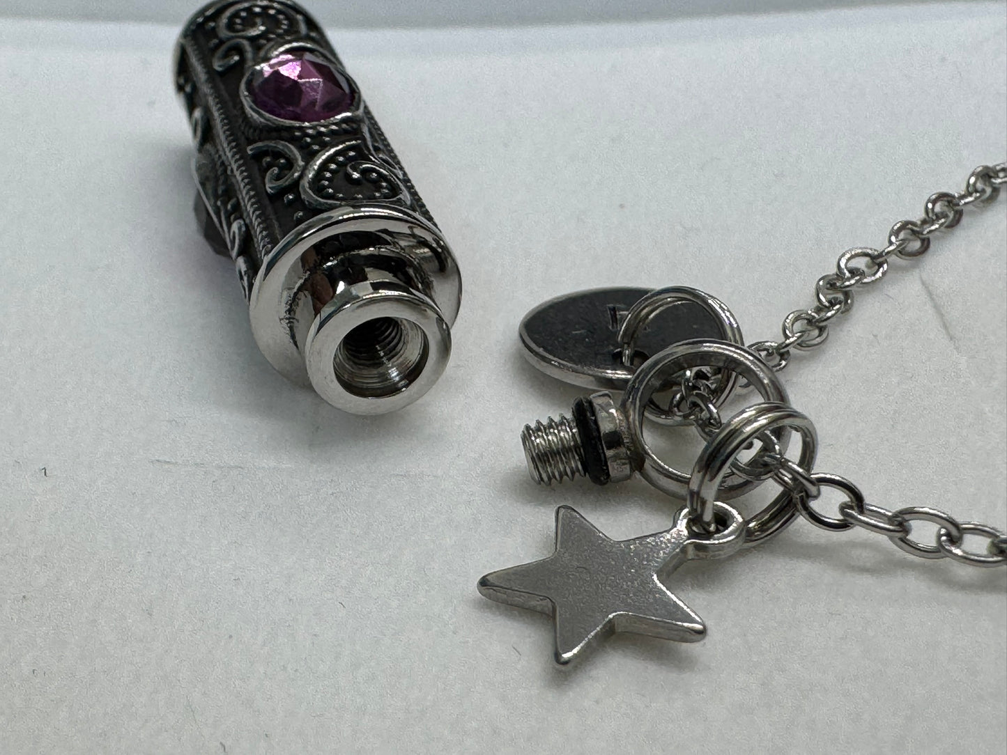 Personalised Cremation Necklace - Handmade Memorial Jewellery - Ashes Keepsake Jewellery