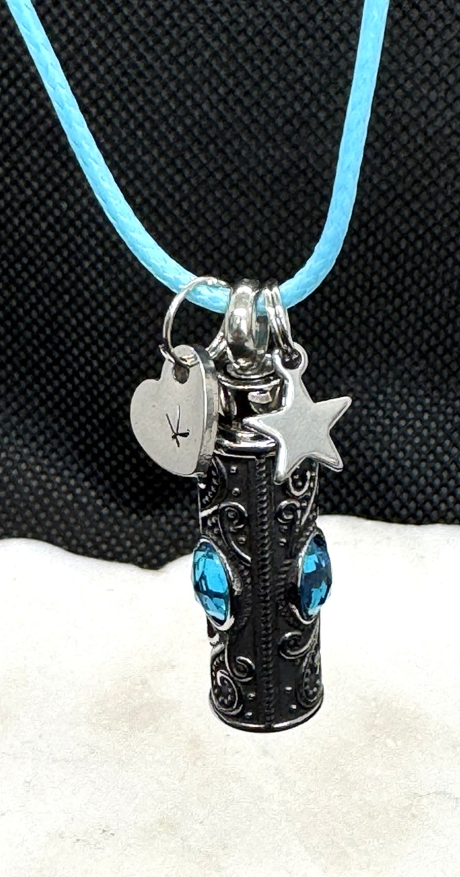 Personalised Cremation Necklace - Handmade Memorial Jewellery - Ashes Keepsake Jewellery