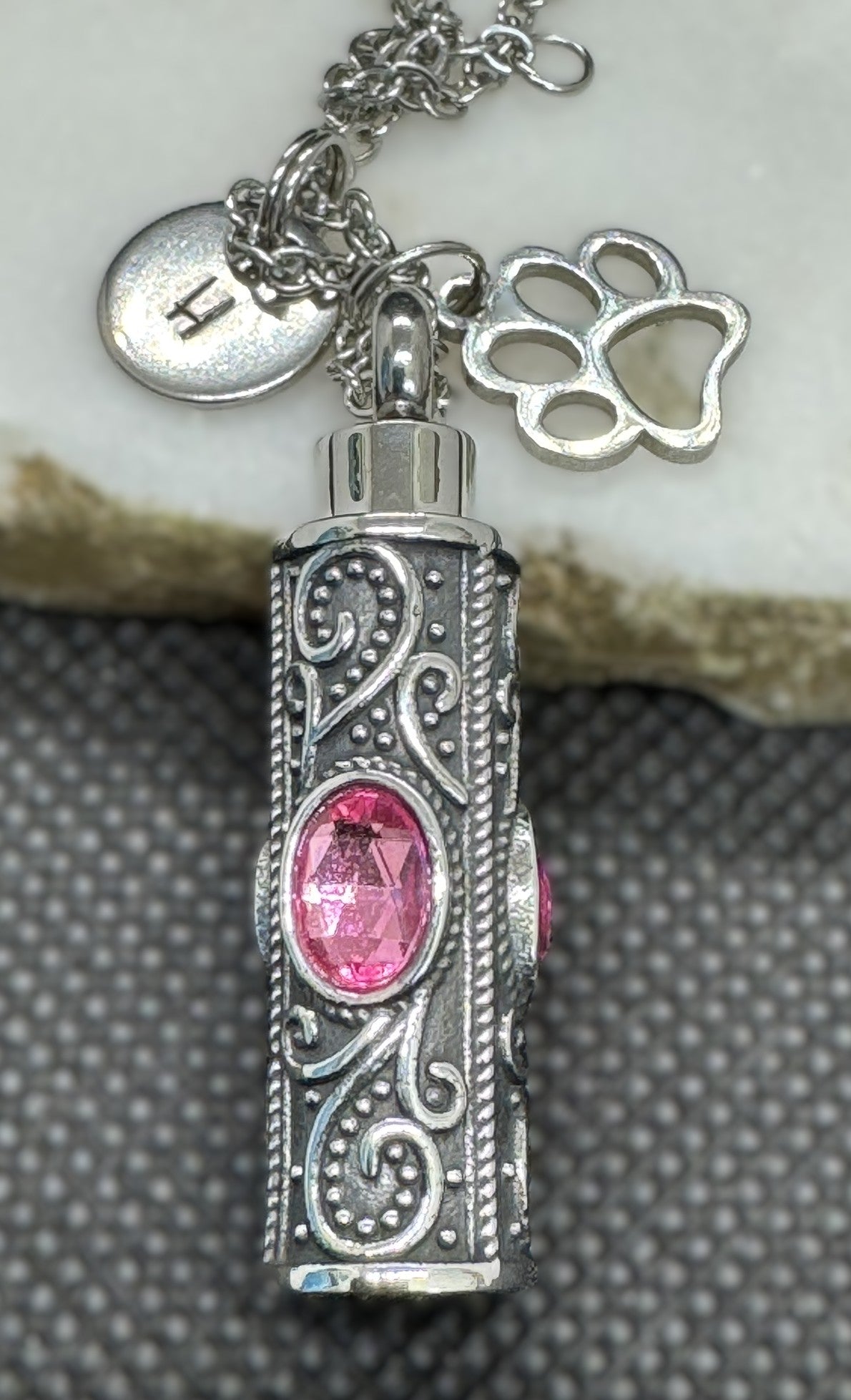 Personalised Cremation Necklace - Handmade Memorial Jewellery - Ashes Keepsake Jewellery