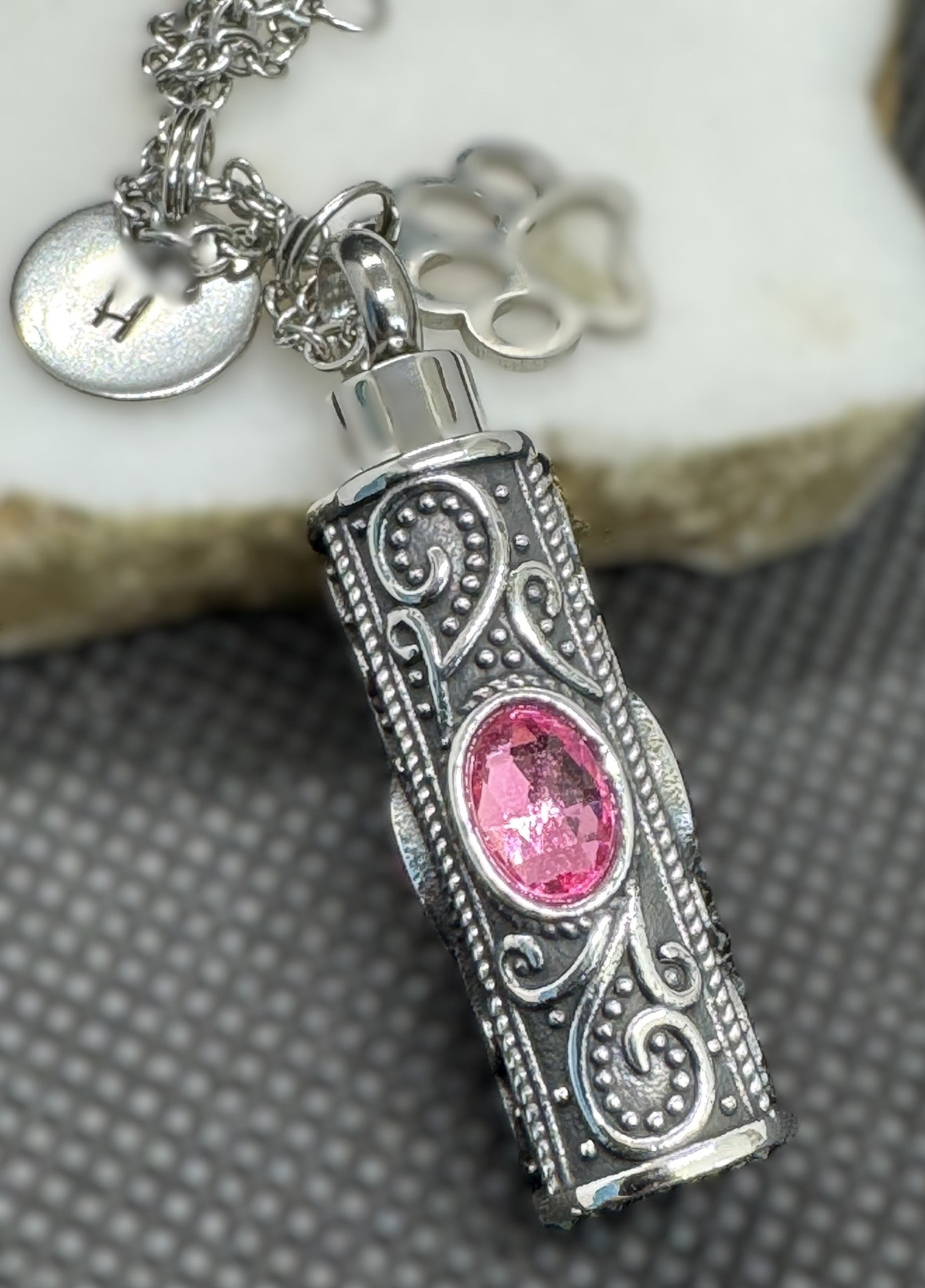 Personalised Cremation Necklace - Handmade Memorial Jewellery - Ashes Keepsake Jewellery