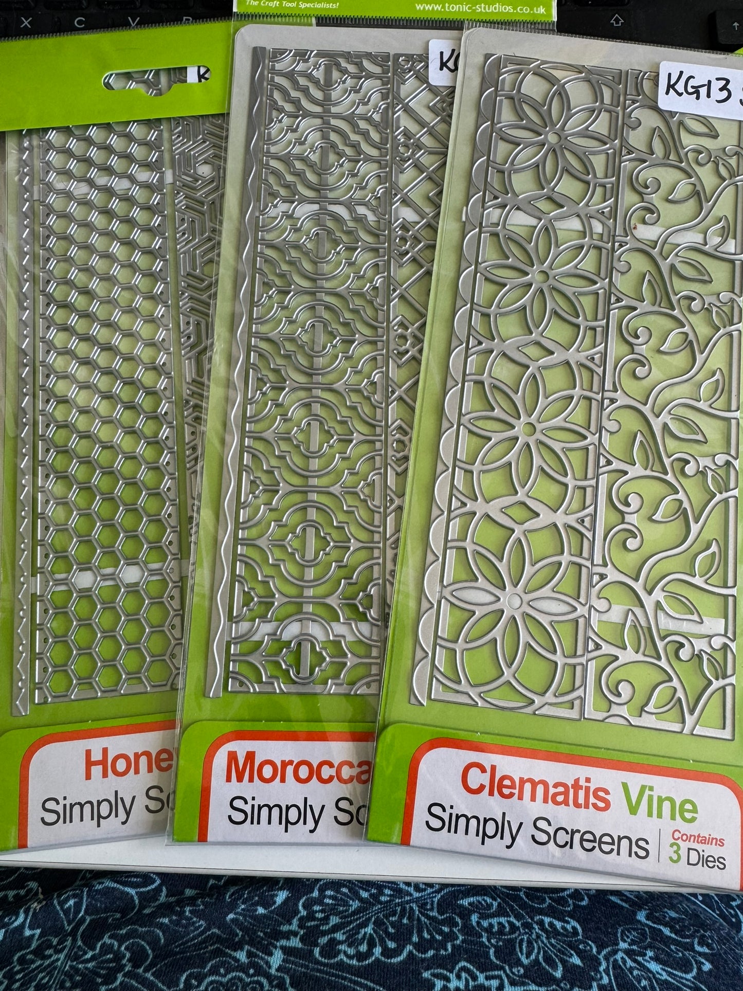 Tonic Simply Screens Dies - CHOOSE - all brand new