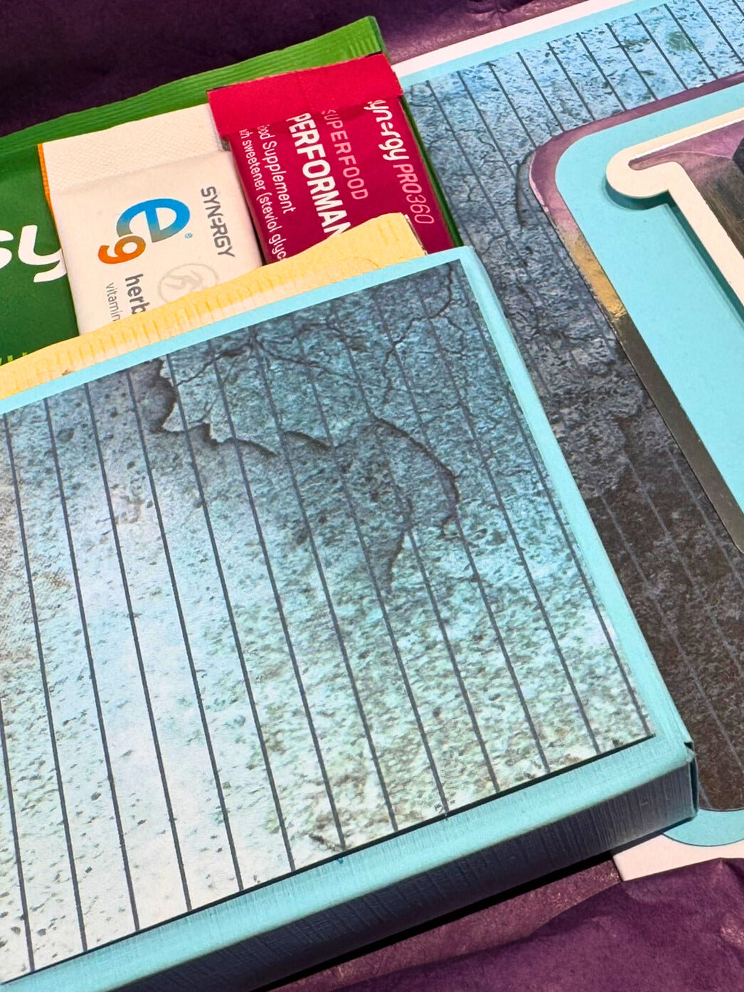 Letterbox Love Wellness Bundle - Handmade Card with Wellness Samples to bring calm, Energy and Self-Care