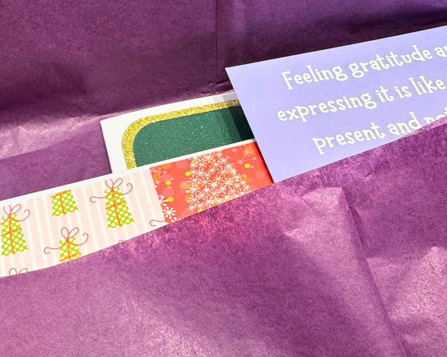 Letterbox Love Notelet Bundle - Handmade Card with Set of 6 Notelets for Sending Love and Gratitude