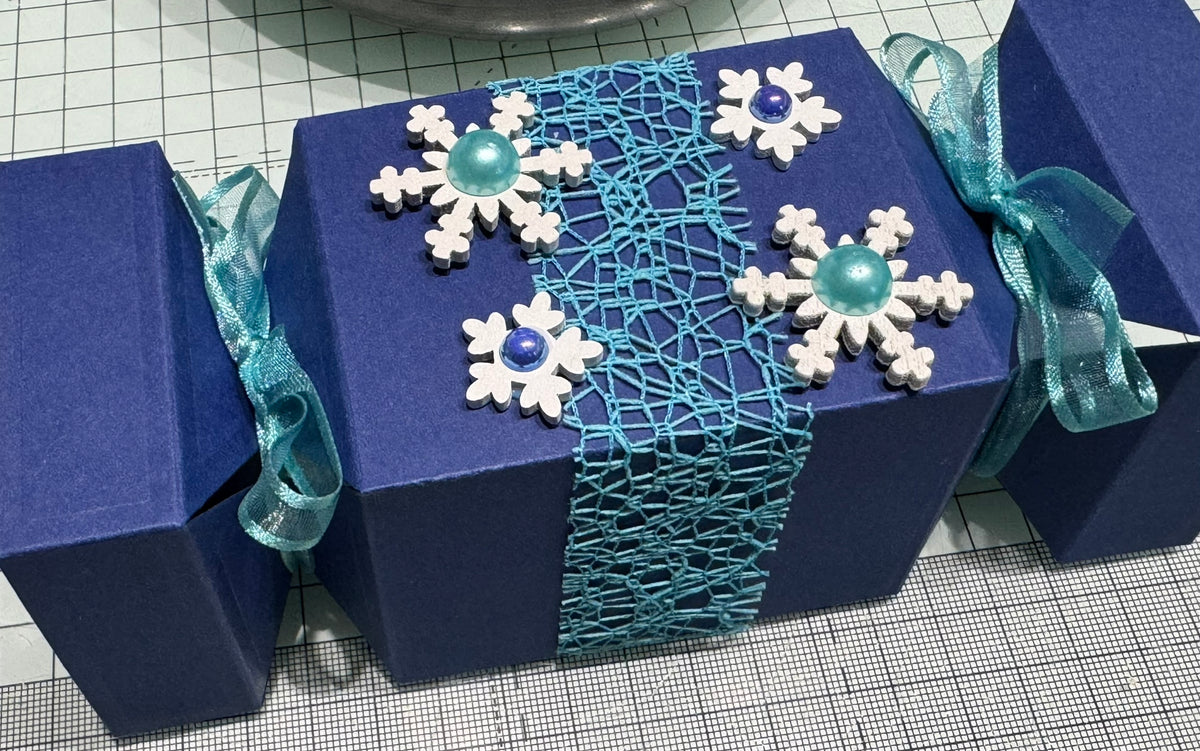 Handmade Luxury No Bang Christmas Crackers with Lindor Chocolates