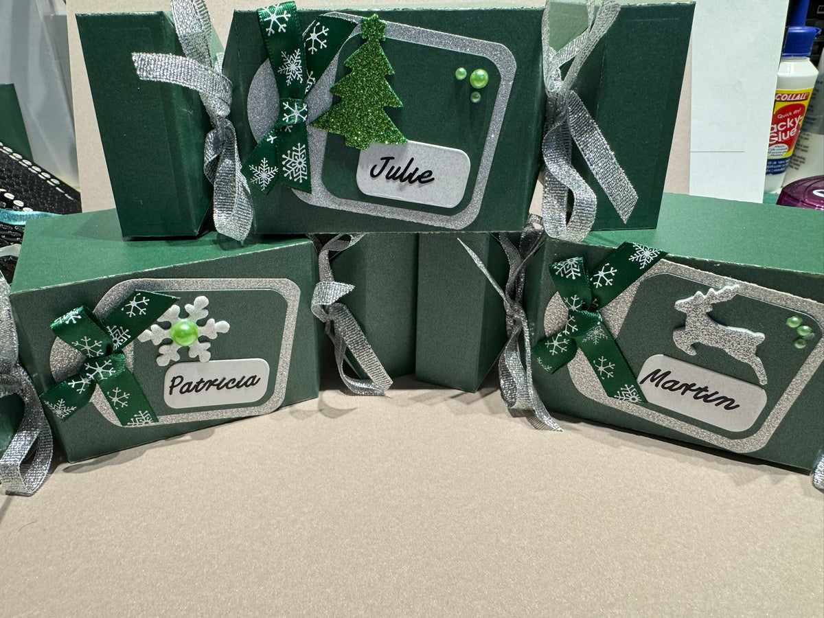 Handmade Luxury No Bang Christmas Crackers with Lindor Chocolates
