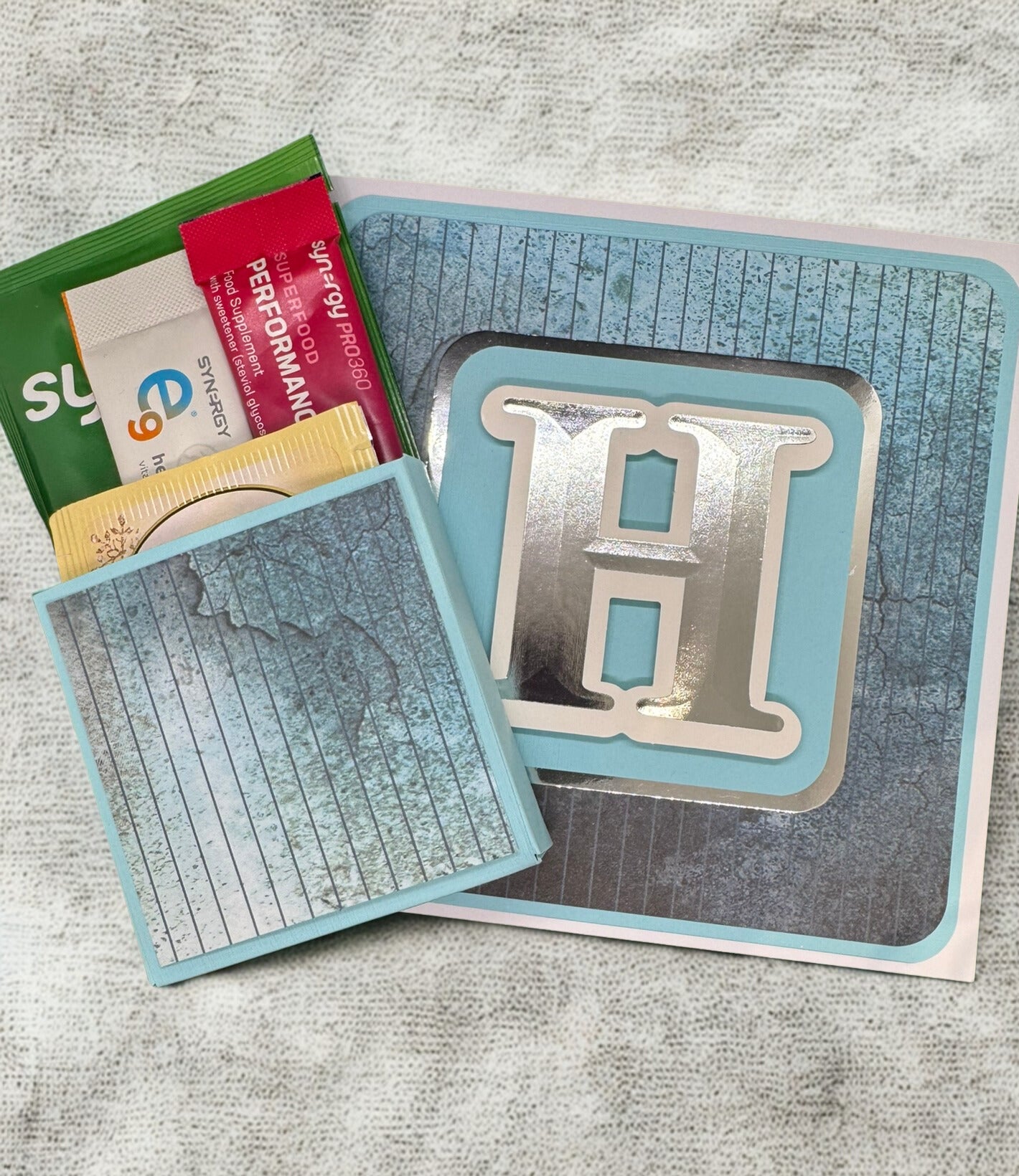 Letterbox Love Wellness Bundle - Handmade Card with Wellness Samples to bring calm, Energy and Self-Care