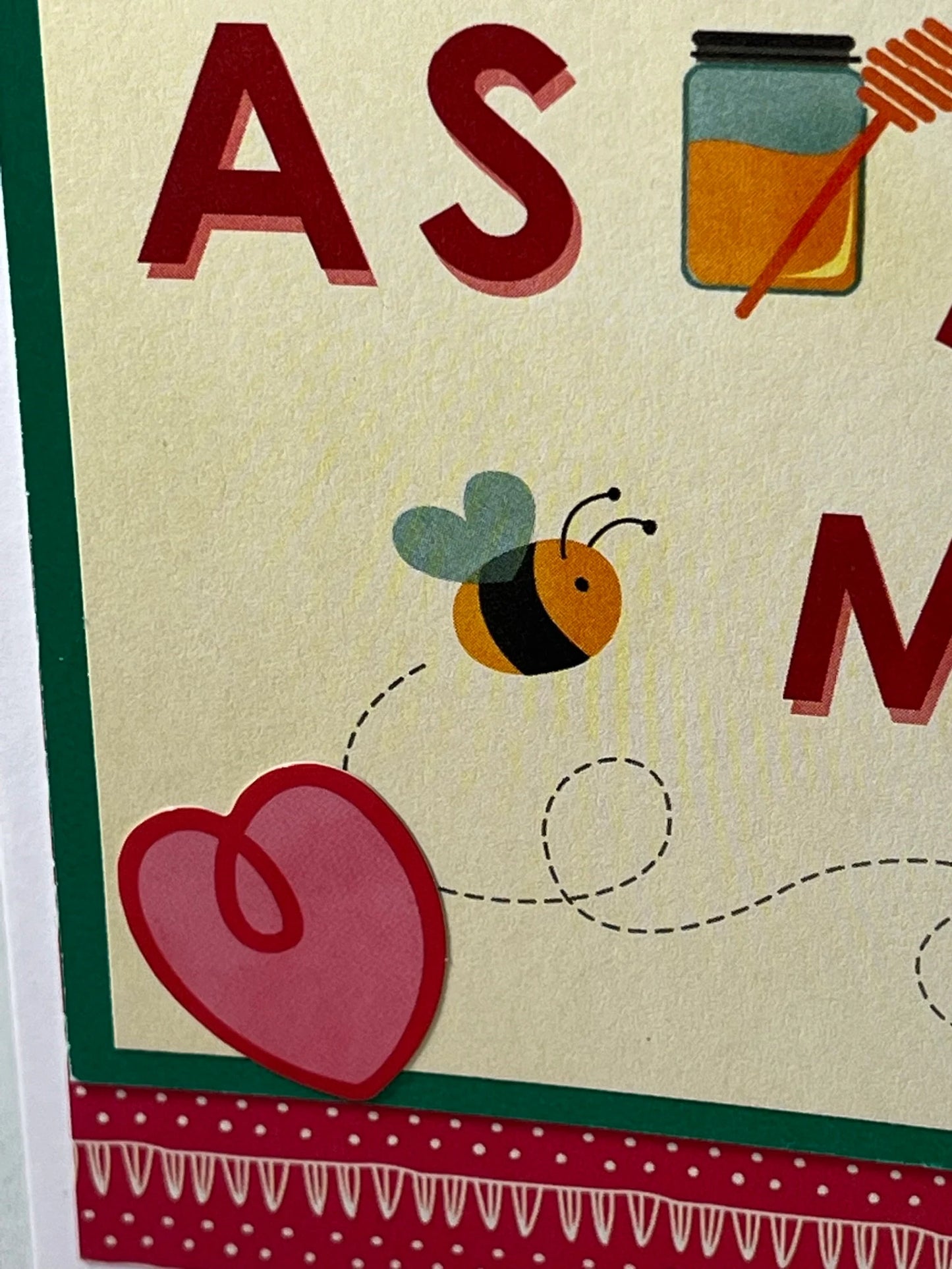 Sweet as Honey! For that special person who makes you feel all funny inside.  A beautiful handmade card for the one you love