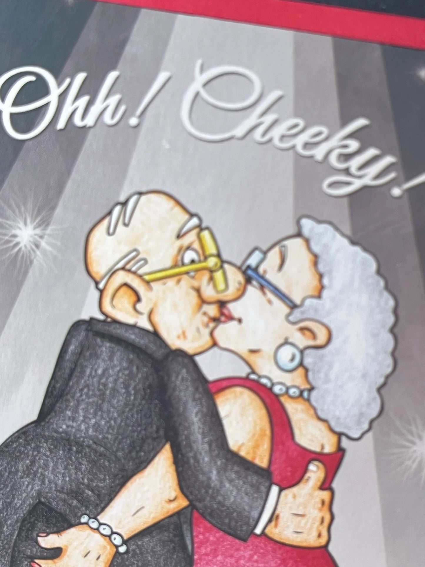 Ooooh cheeky!  Humour and Love go together perfectly!  Make someone smile today