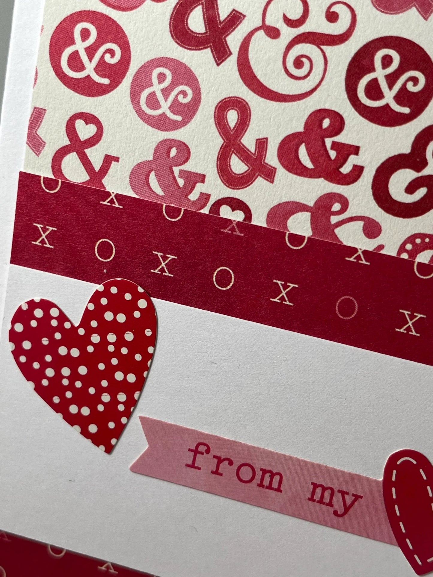 Bring a smile to the face of your someone special with a beautiful and unique handmade card.  From my heart to yours says it perfectly.