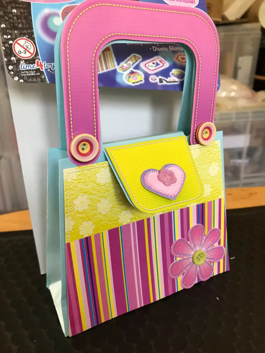 Girlz Glam Bag Hand Bag Craft Kits - Ideal for Kids Parties or Young Fashionistas!