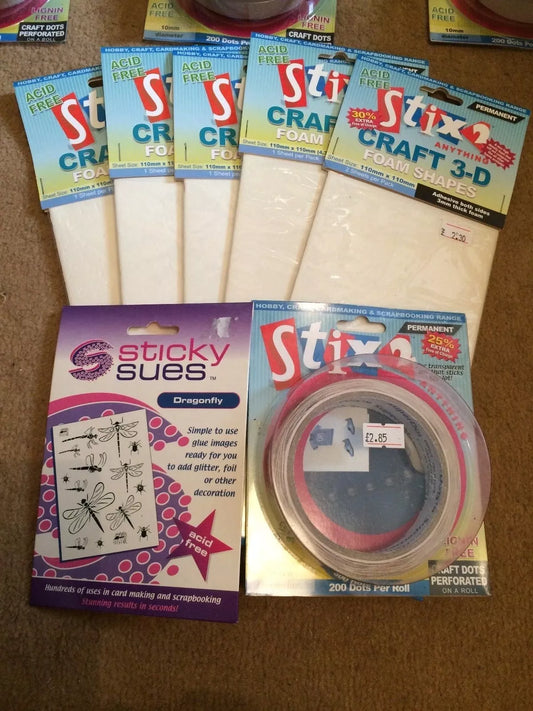 Job Lot of Sticky Stuff! Ideal for Crafting or Scrapbooking.