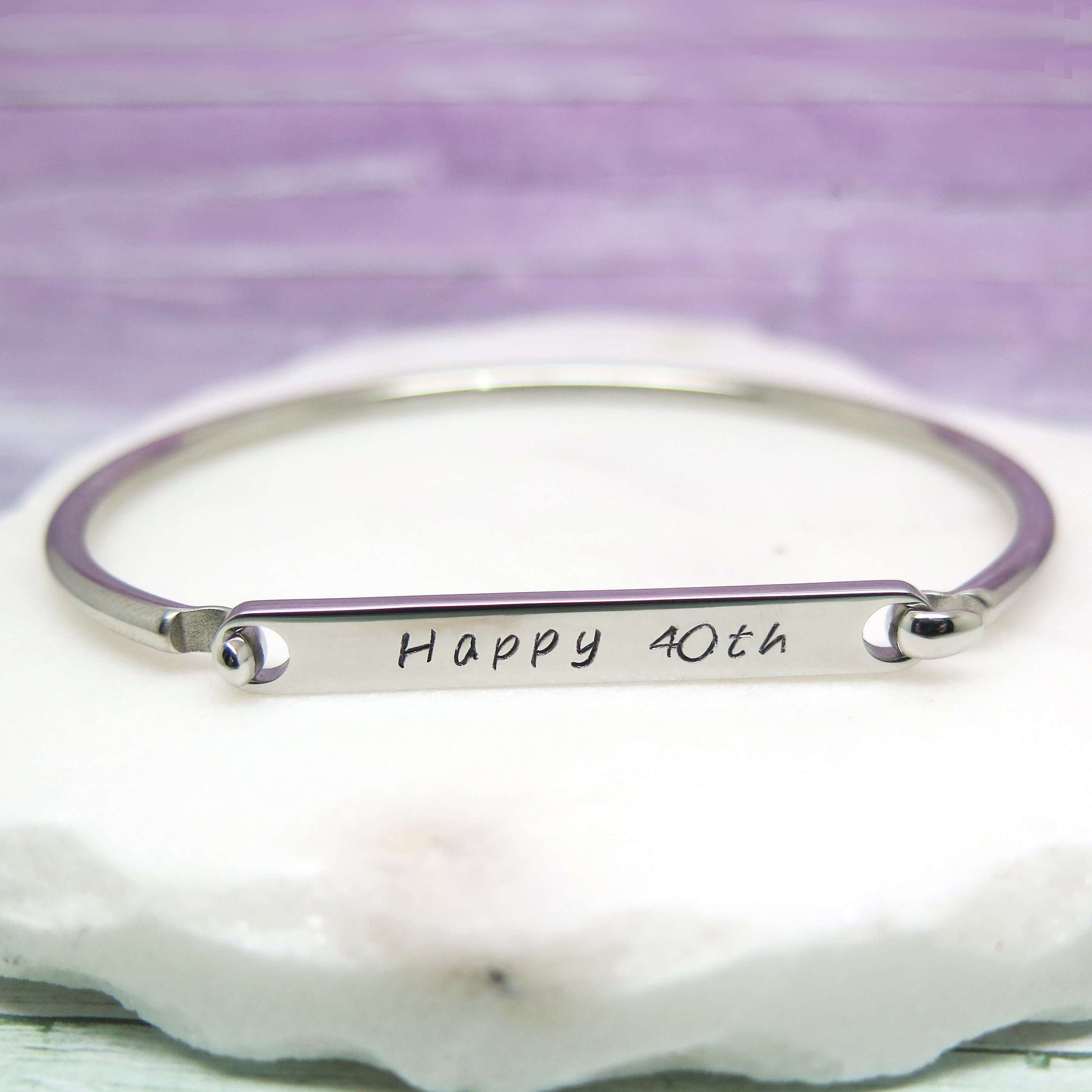 Personalised bangle