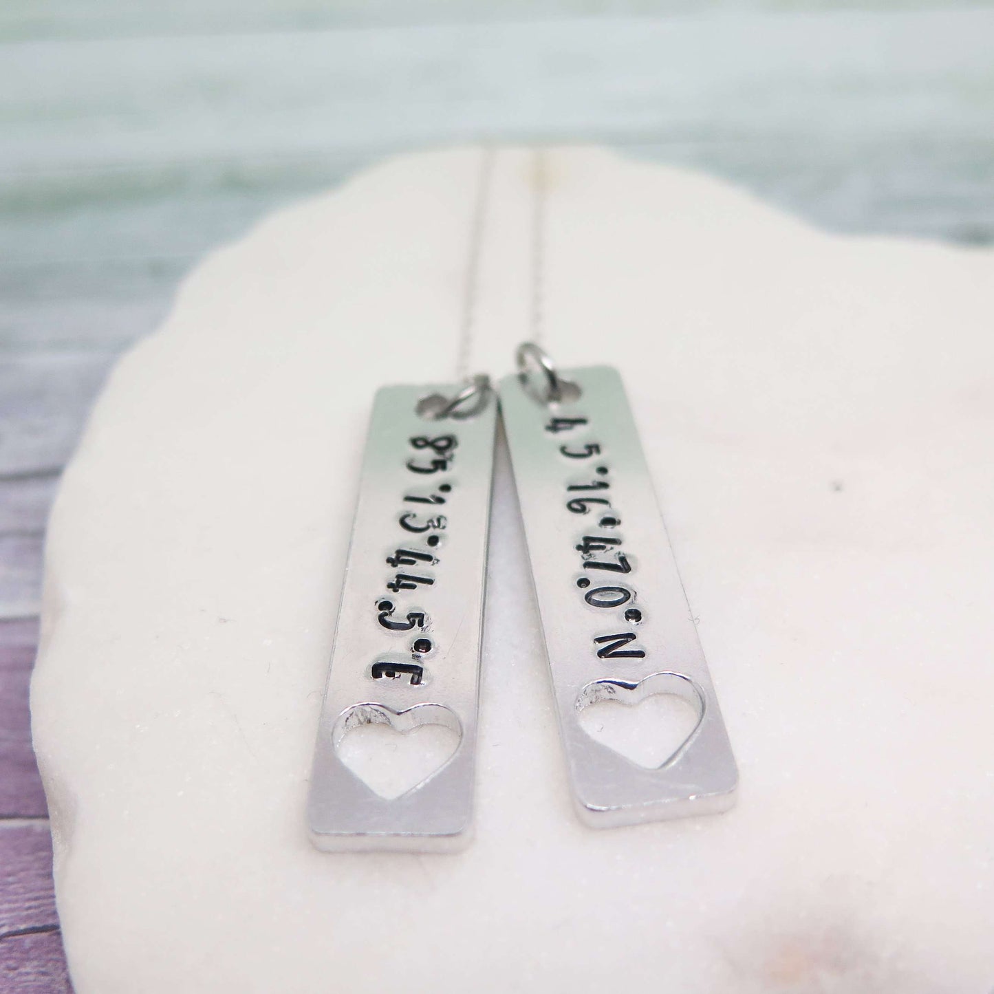 theta_jewellery_Coordinates Necklace - Latitude and Longitude Jewellery