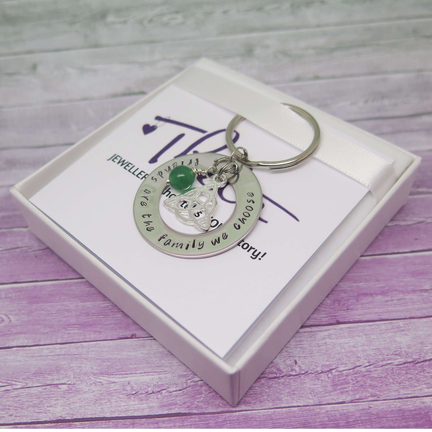 Friendship Keyring in gift box