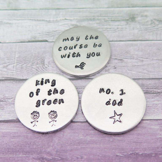 Personalised Golf Ball Markers