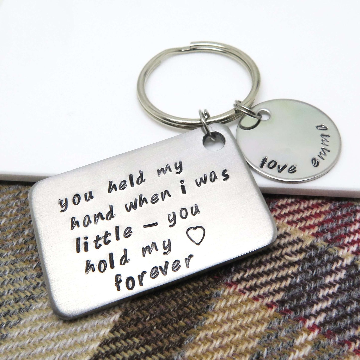 theta_jewellery_Family Sayings Keyring for Grandad