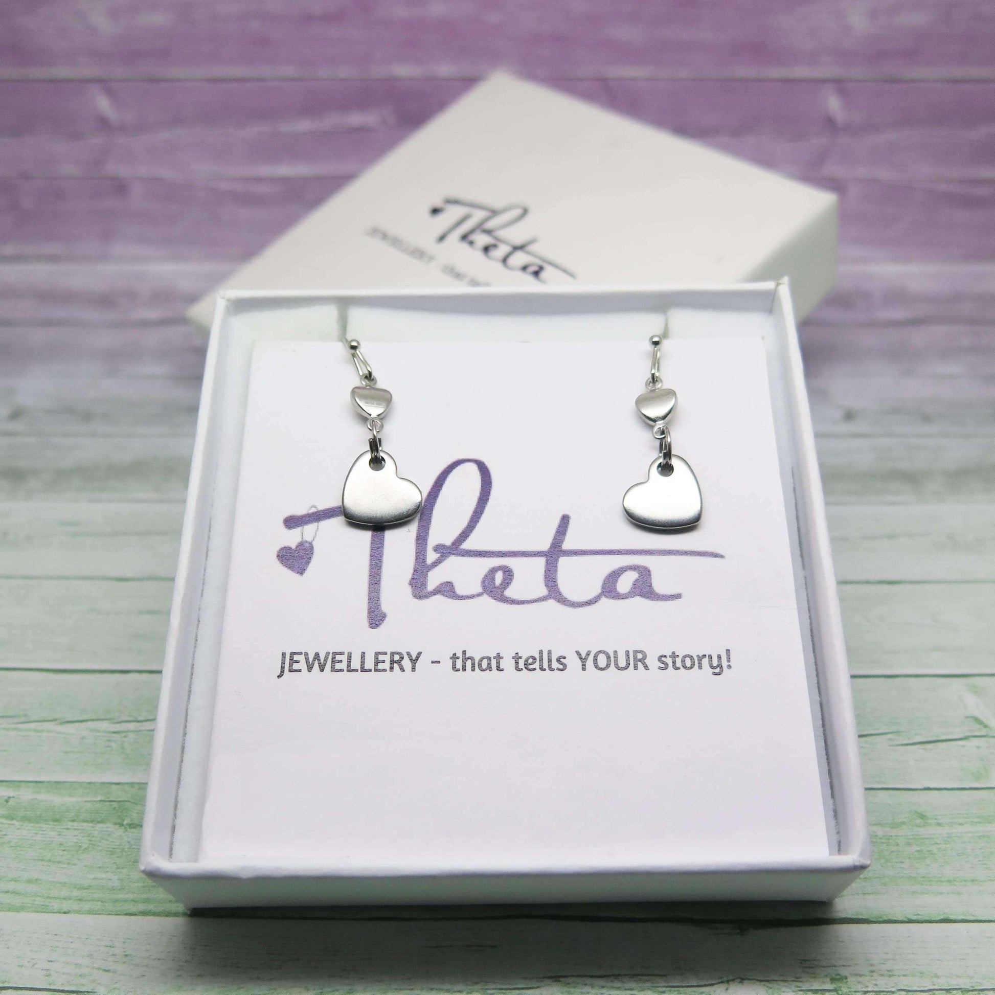 theta_jewellery_Heart Drop Earrings
