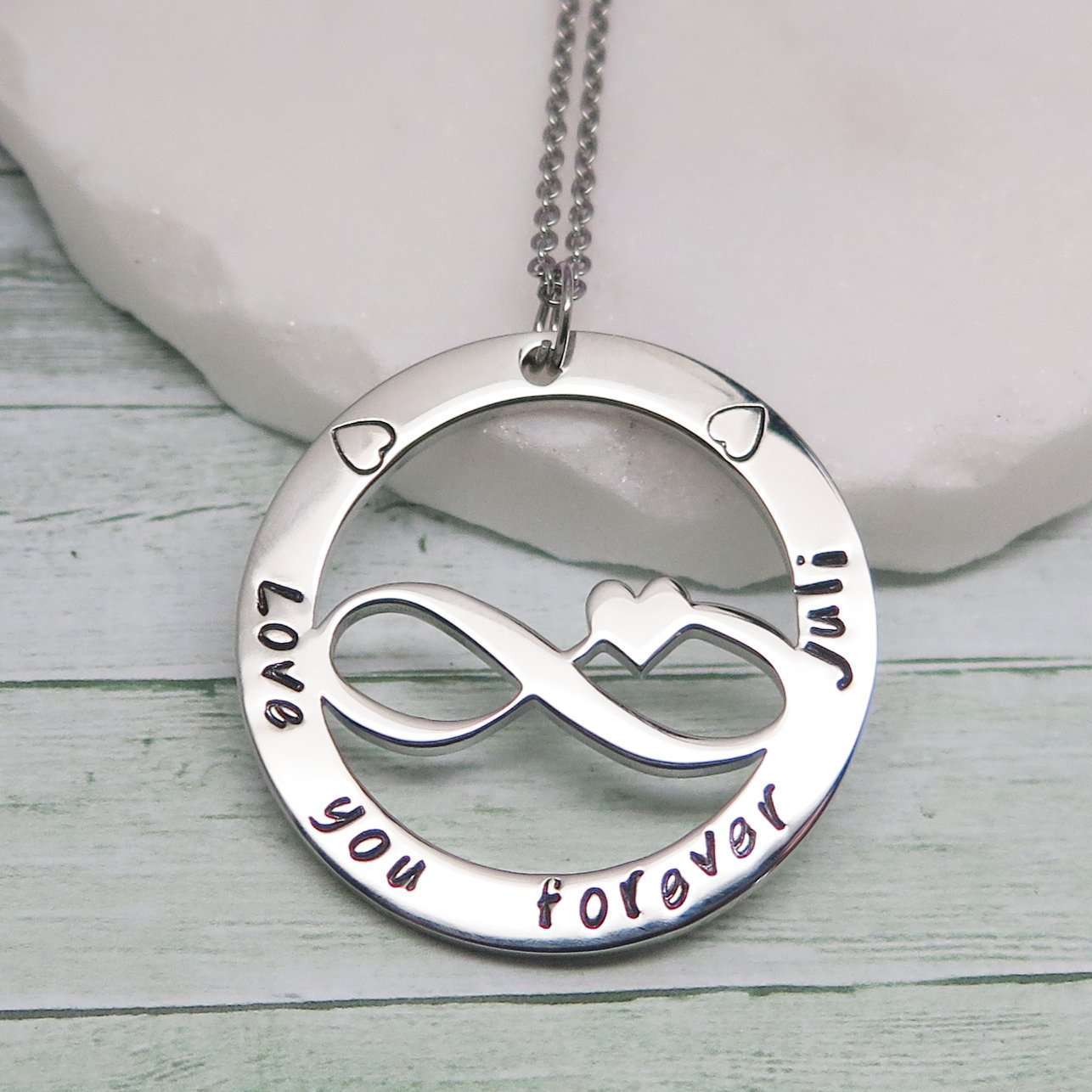 Personalised Infinity Necklace