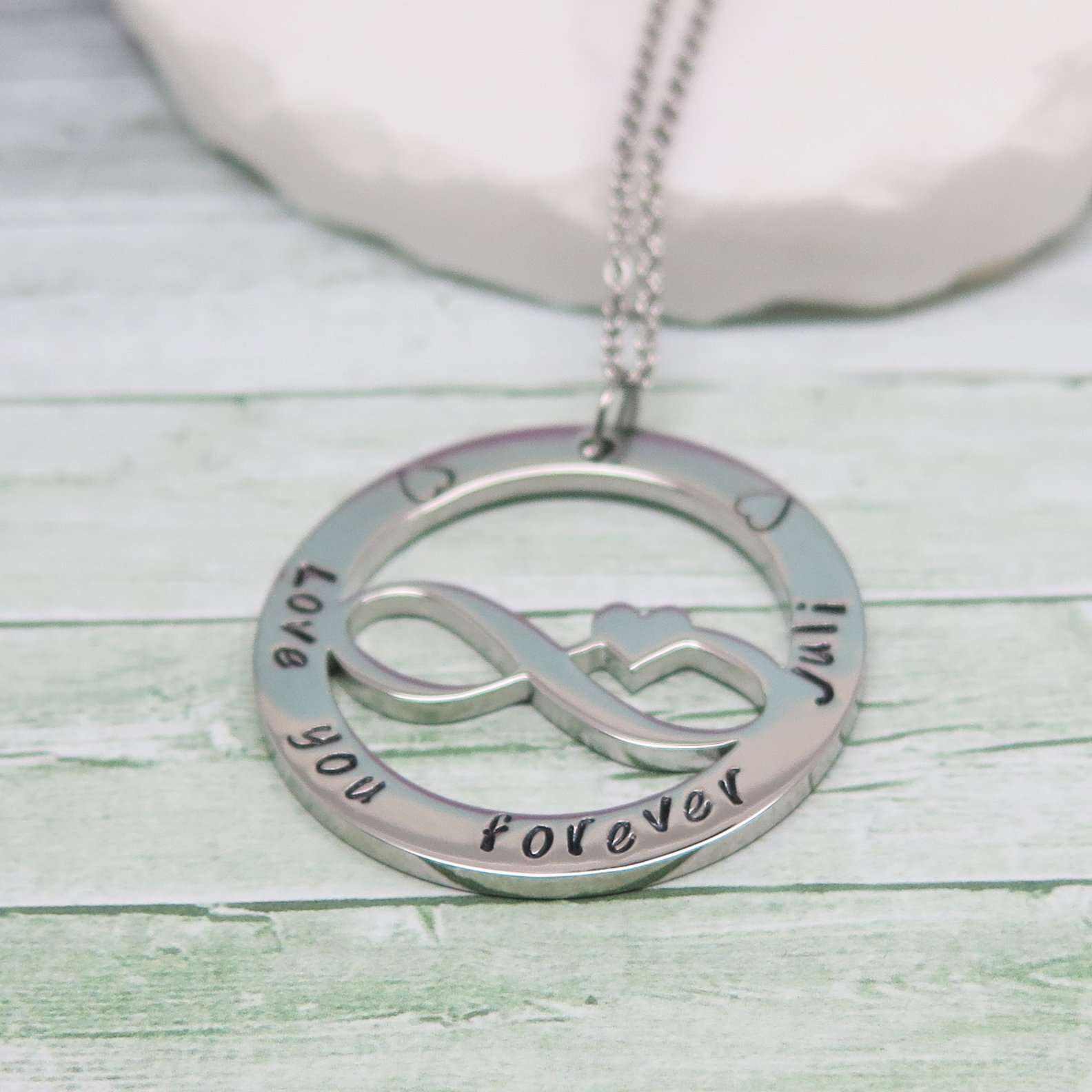Personalised Infinity Necklace