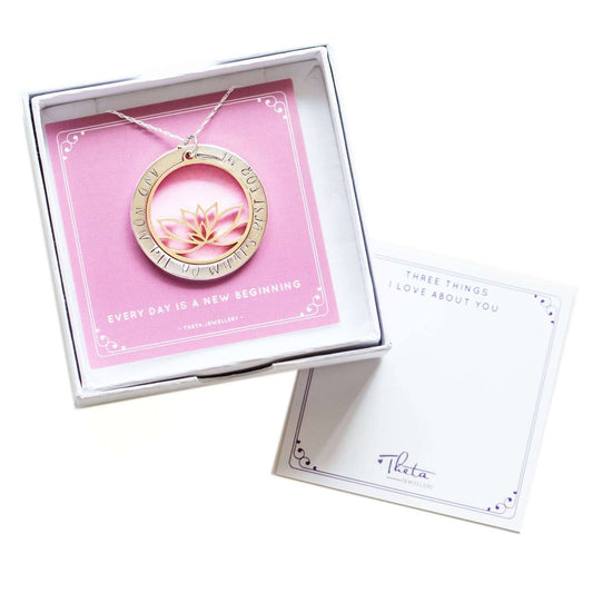 theta_jewellery_Inspirational Necklace - Lotus Pendant