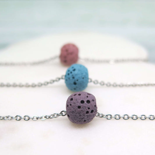 theta_jewellery_Lava Stone Essential Oil Diffuser Necklace