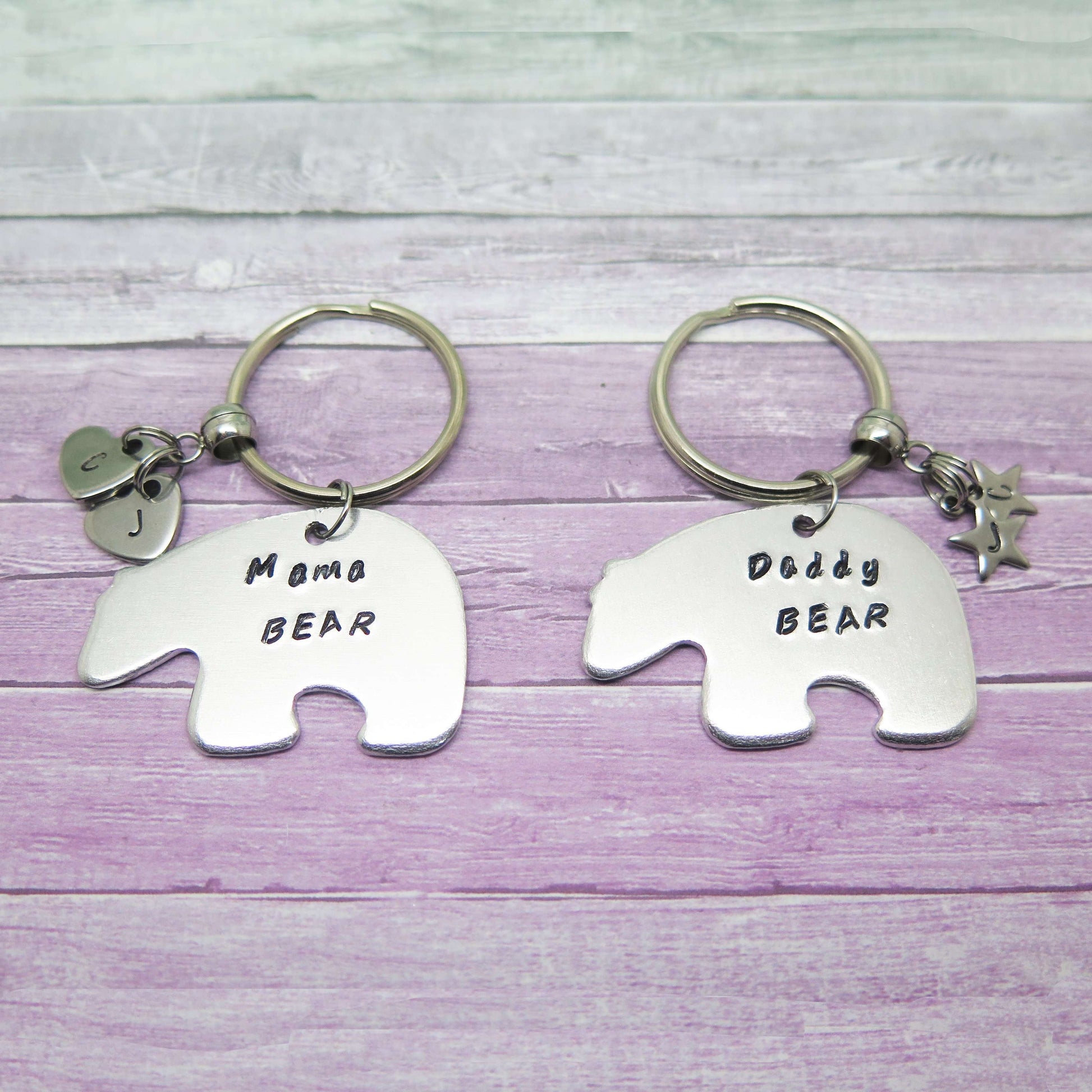 theta_jewellery_Mama & Daddy Bear Keyring Set