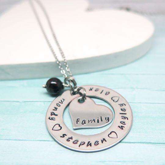 Personalised Mother of the Bride Necklace