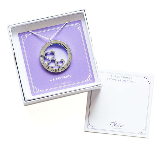 theta_jewellery_Necklace for Mum - 'Home is Where Mum is'