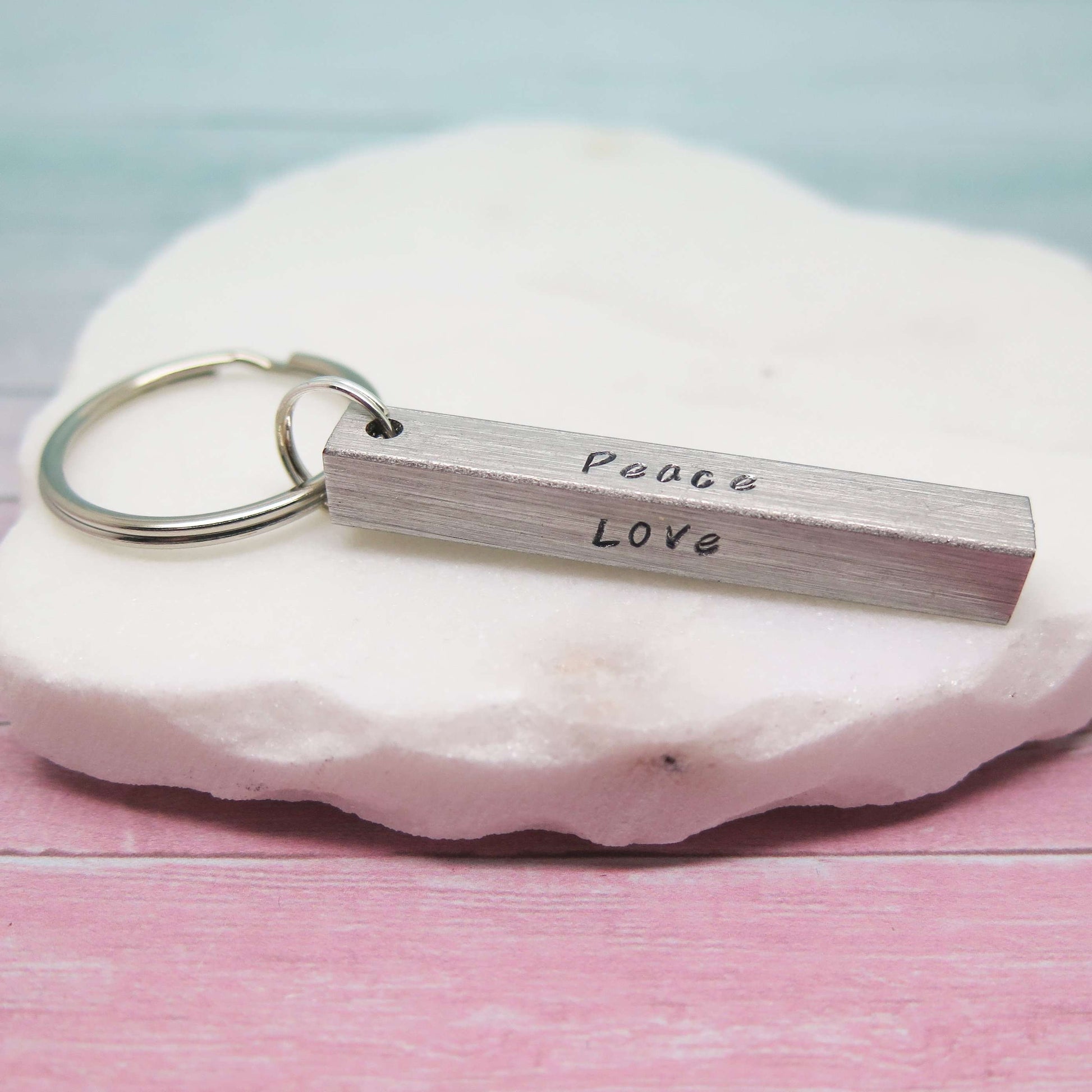 theta_jewellery_Personalised Bar Keyring