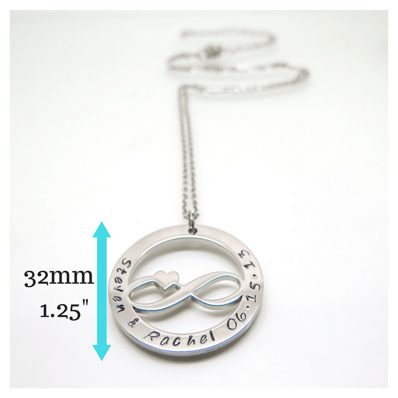 theta_jewellery_Personalised Infinity Necklace