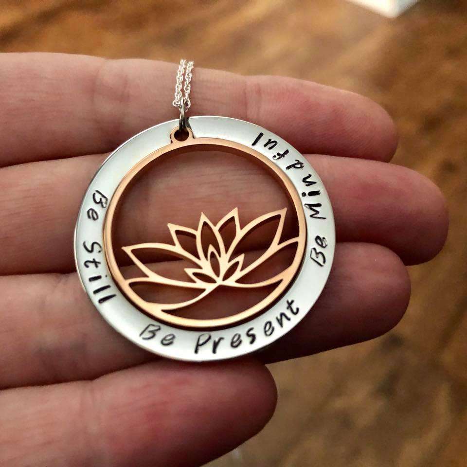 theta_jewellery_Personalised Lotus Necklace