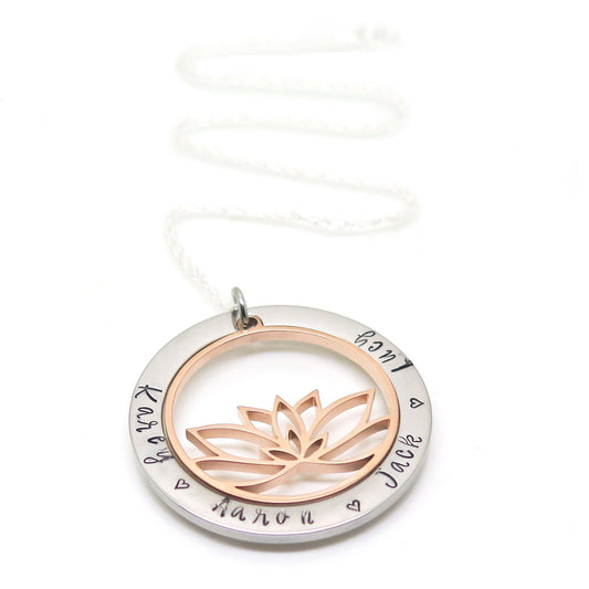 theta_jewellery_Personalised Lotus Necklace