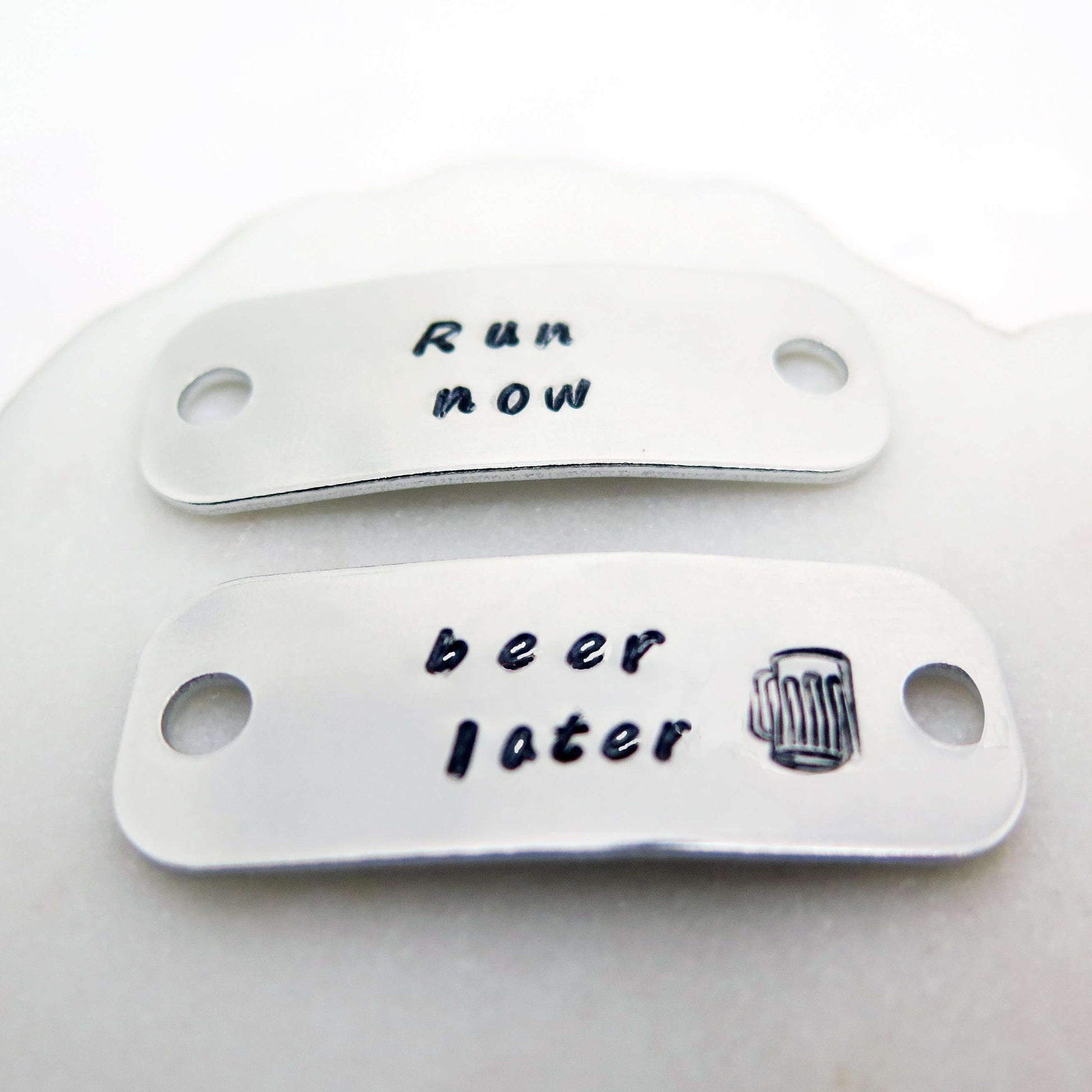 theta_jewellery_Personalised Trainer Tags - Beer Lovers Gift Idea