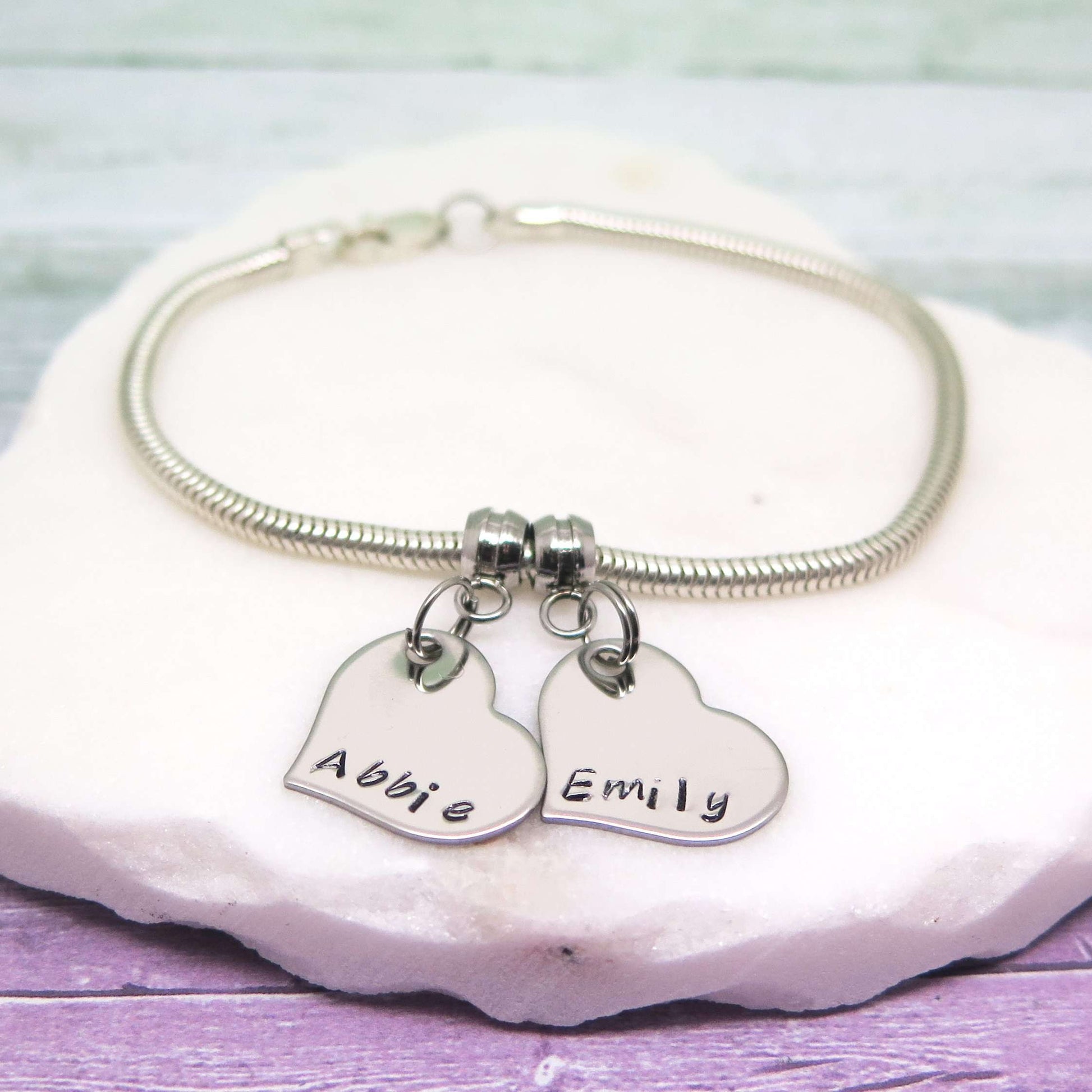 theta_jewellery_Silver Bridal Charm Bracelet