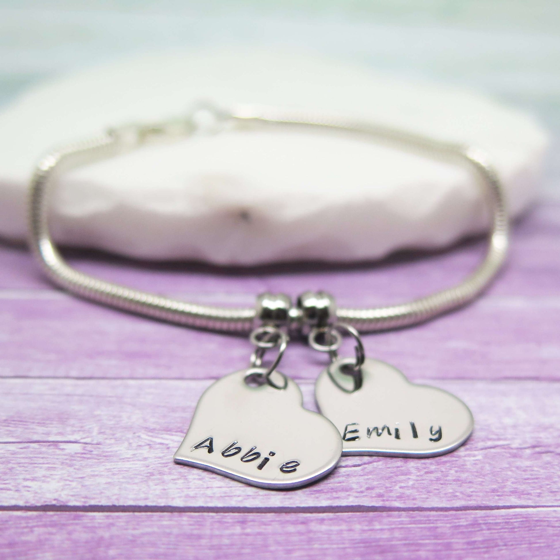 theta_jewellery_Silver Bridal Charm Bracelet