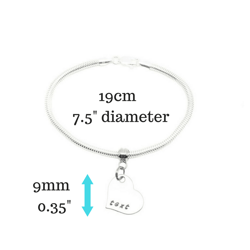 theta_jewellery_Silver Bridal Charm Bracelet