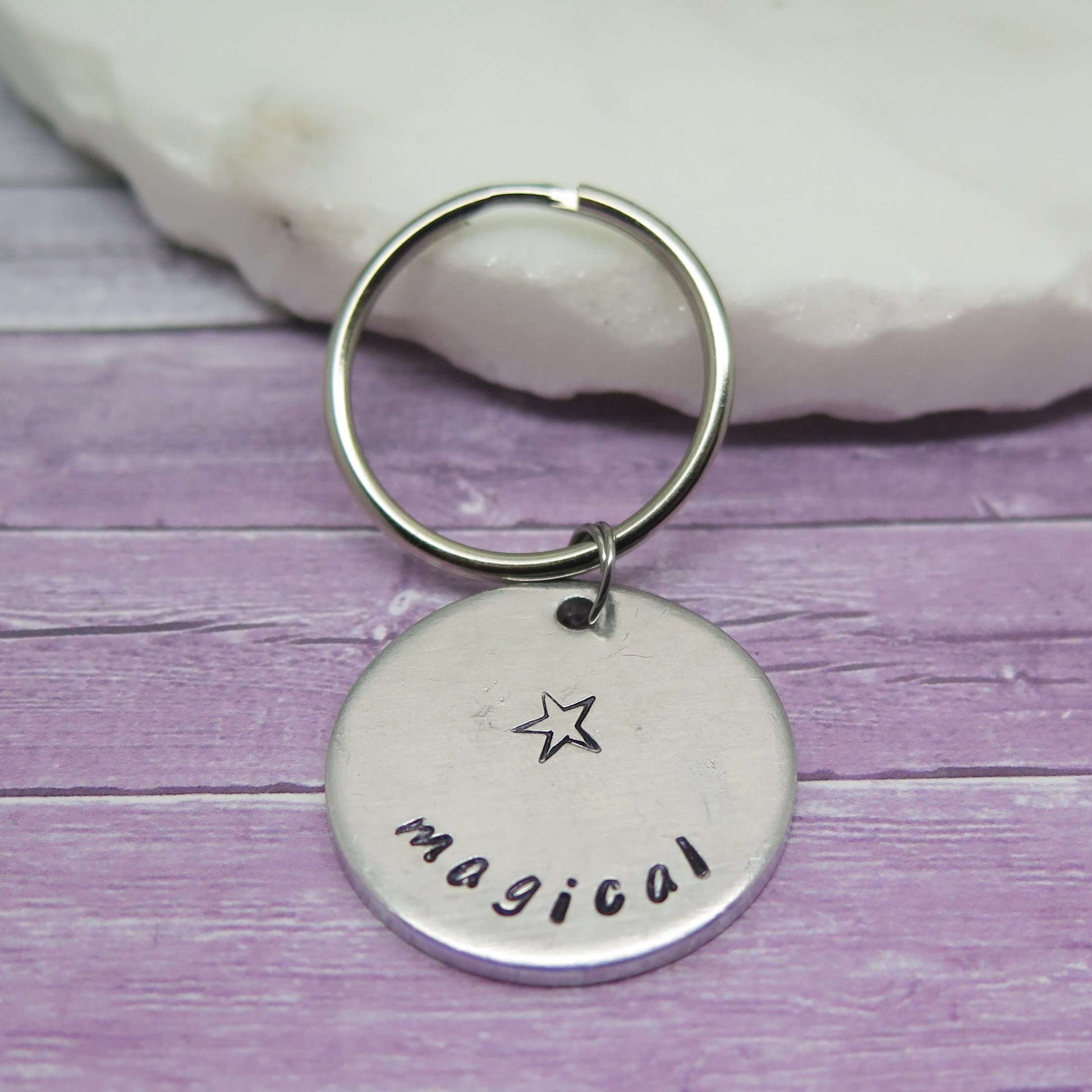 theta_jewellery_Wish Word Keyring
